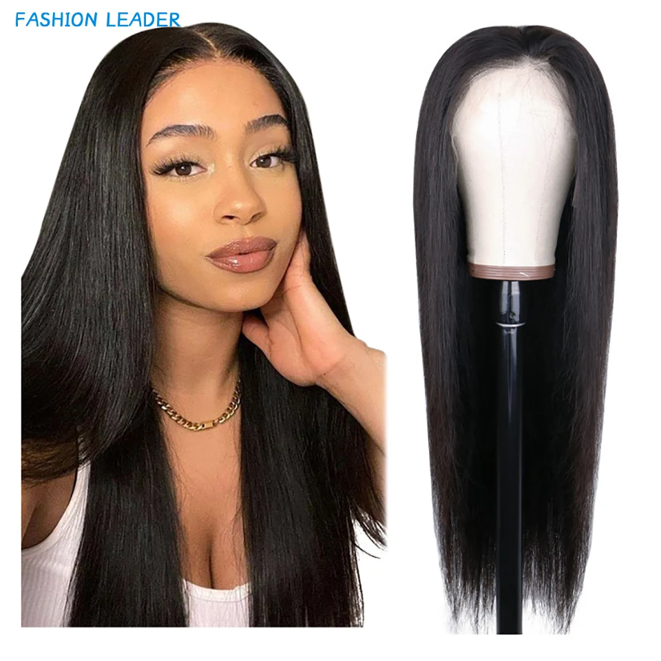 

Brazilian Straight Wig 4x4 Lace Closure Wig Straight Human Hair Lace Front Wigs Natural 13X4 Lace Frontal Wigs For Black Women