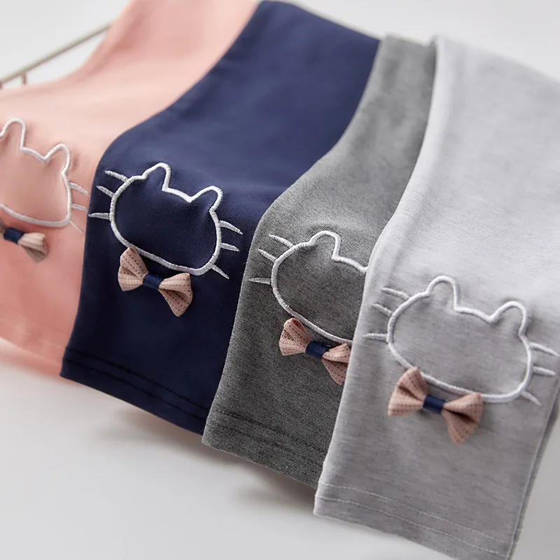 

New Girls Leggings Spring and Autumn Girls' Trousers All-match Outer Wear Pants Children's Clothing Girls Pants Skinny 2-8Year