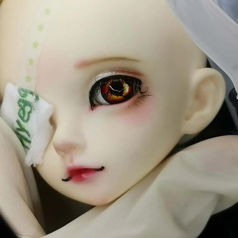 12 мм bjd кукольные глаза Sharingan 1/4 1/3 1/6 кукла 14 18 22 желтый красный черный аниме