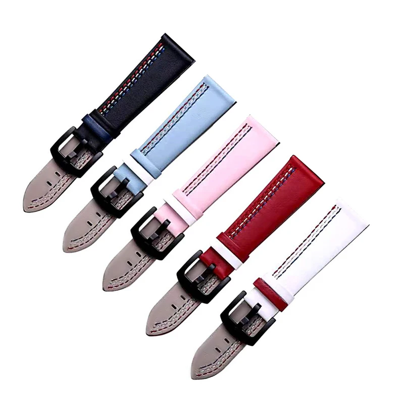 

Ремешок из натуральной кожи для Huawei Watch Gt, сменный Браслет для Samsung Galaxy Watch 46 мм, 20 мм 22 мм