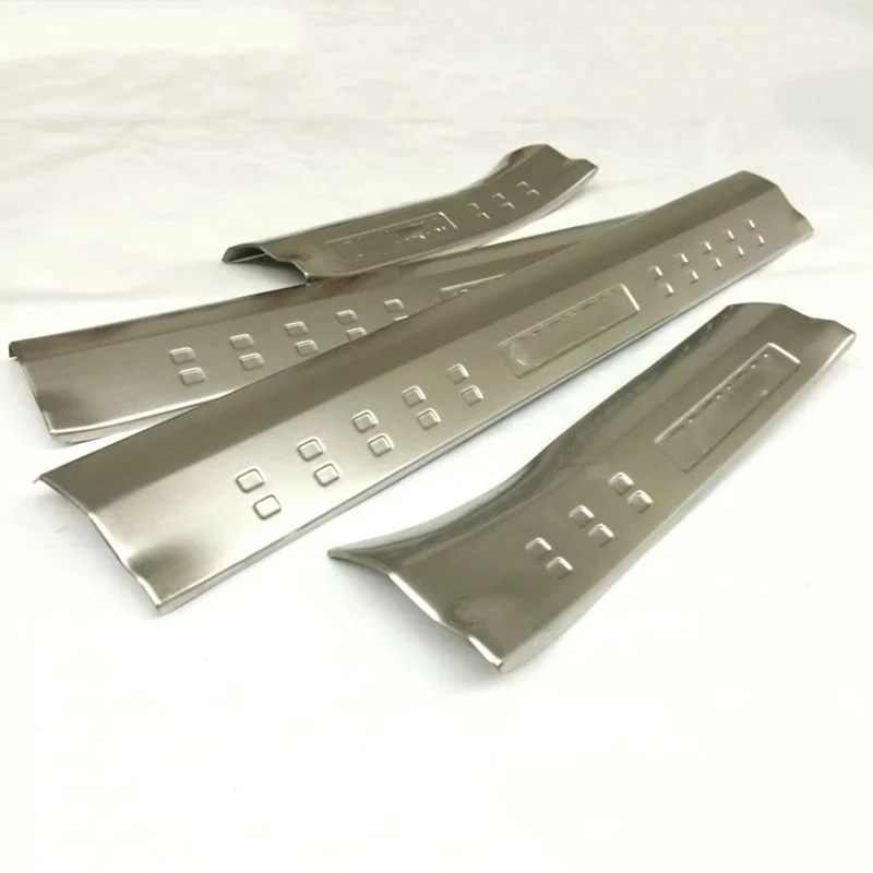Door Sill Scuff Plate 4pcs Welcome Pedal Protection Sticker Car Styling Accessories For Nissan Qashqai 2018 2019 | Автомобили и