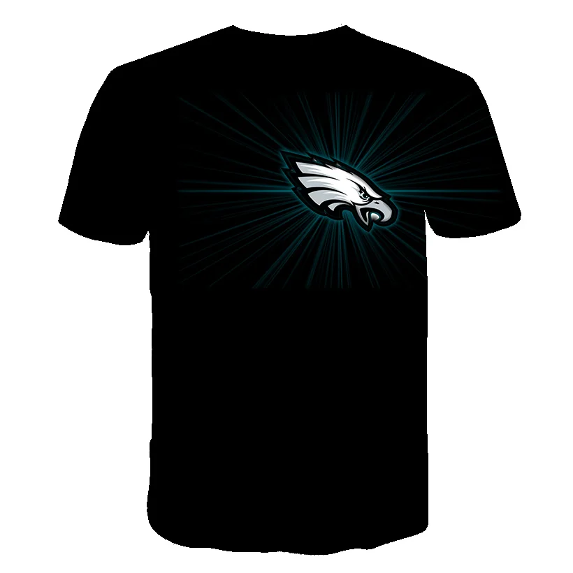 

2021 New Summer NewFunny 3d T Shirt Summer Hipster Short Sleeve Tee Tops The eagle T-Shirts Short sleeve streetwear men clothing