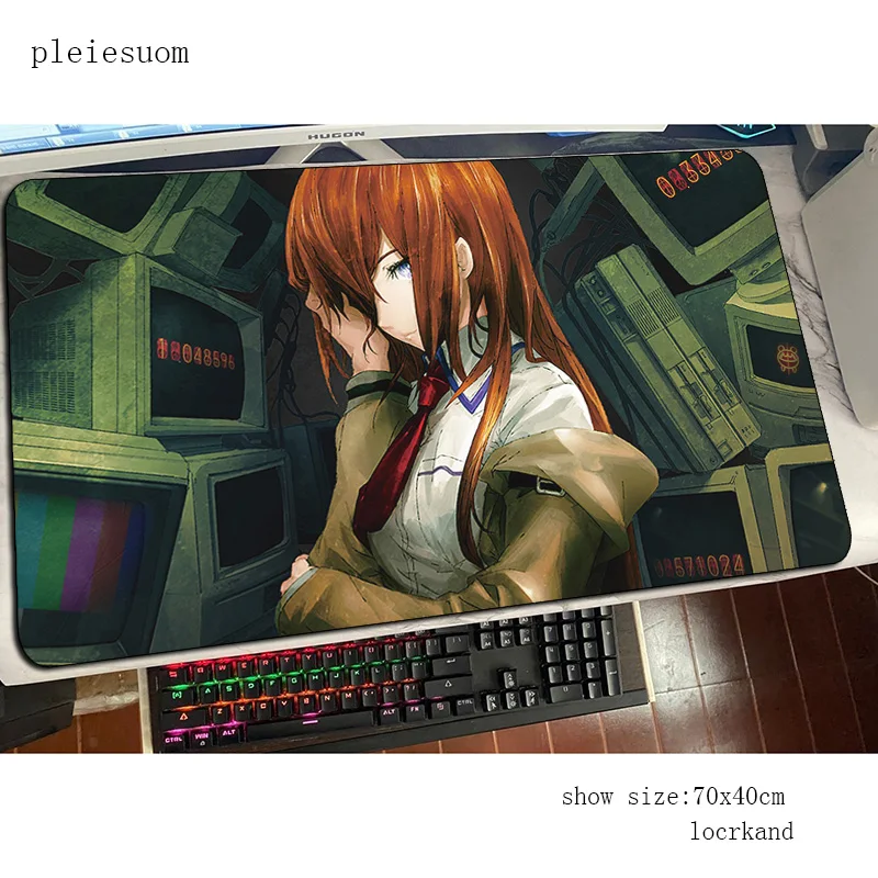 Игровой коврик для мыши steins gate большой персонализированный - Цена: 1380.5