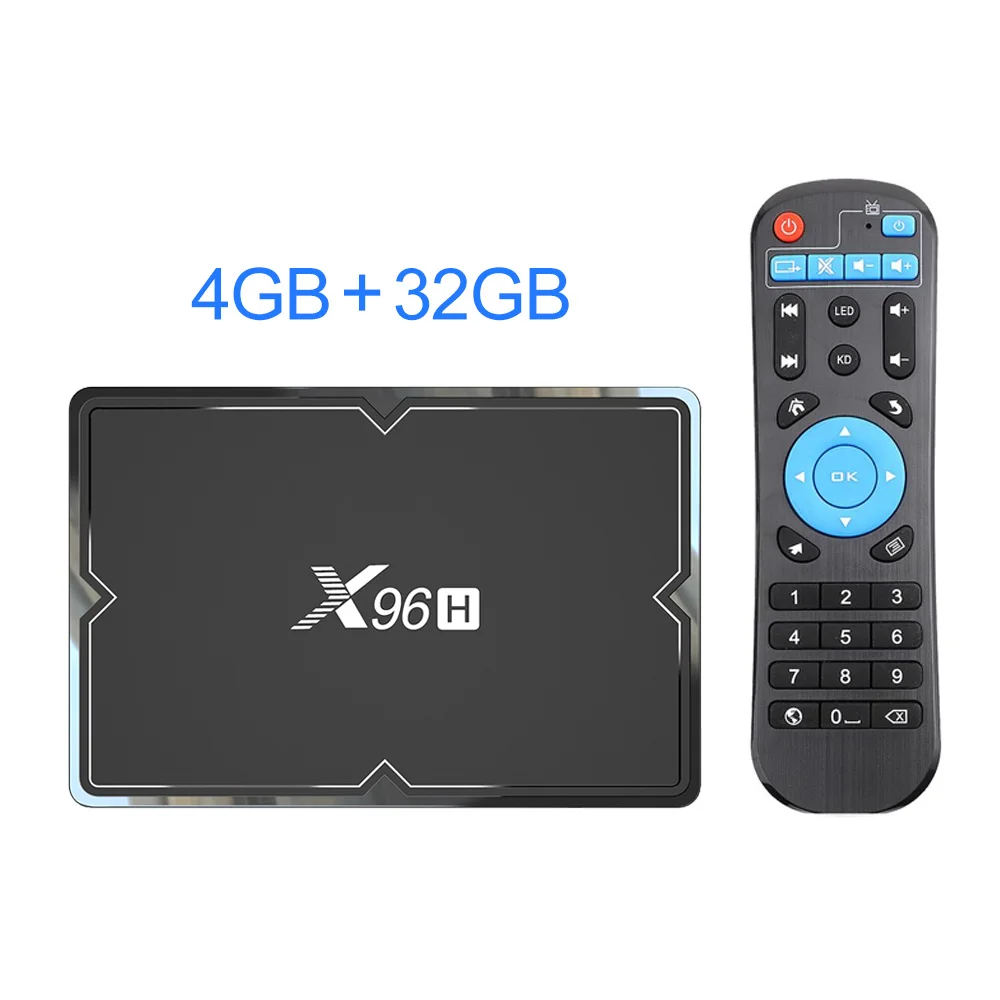 4G32G Новейший X96 мини 4K Смарт ТВ приставка Android 9,0X96 H 4 ГБ ОЗУ 64 Гб ПЗУ медиаплеер Allwinner H603 Netflix Youtube 2G/16G телеприставка - Цвет: 4G32G