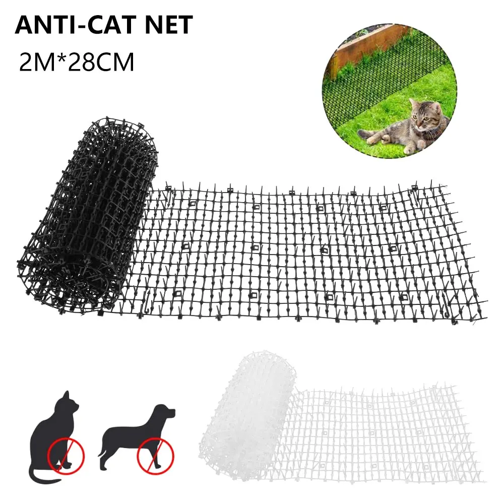 

200X30 см коврики для кошек, коврики против кошек, для сада, кошек, собак, репелленты для колючков, защитные пластиковые шипы для кошек