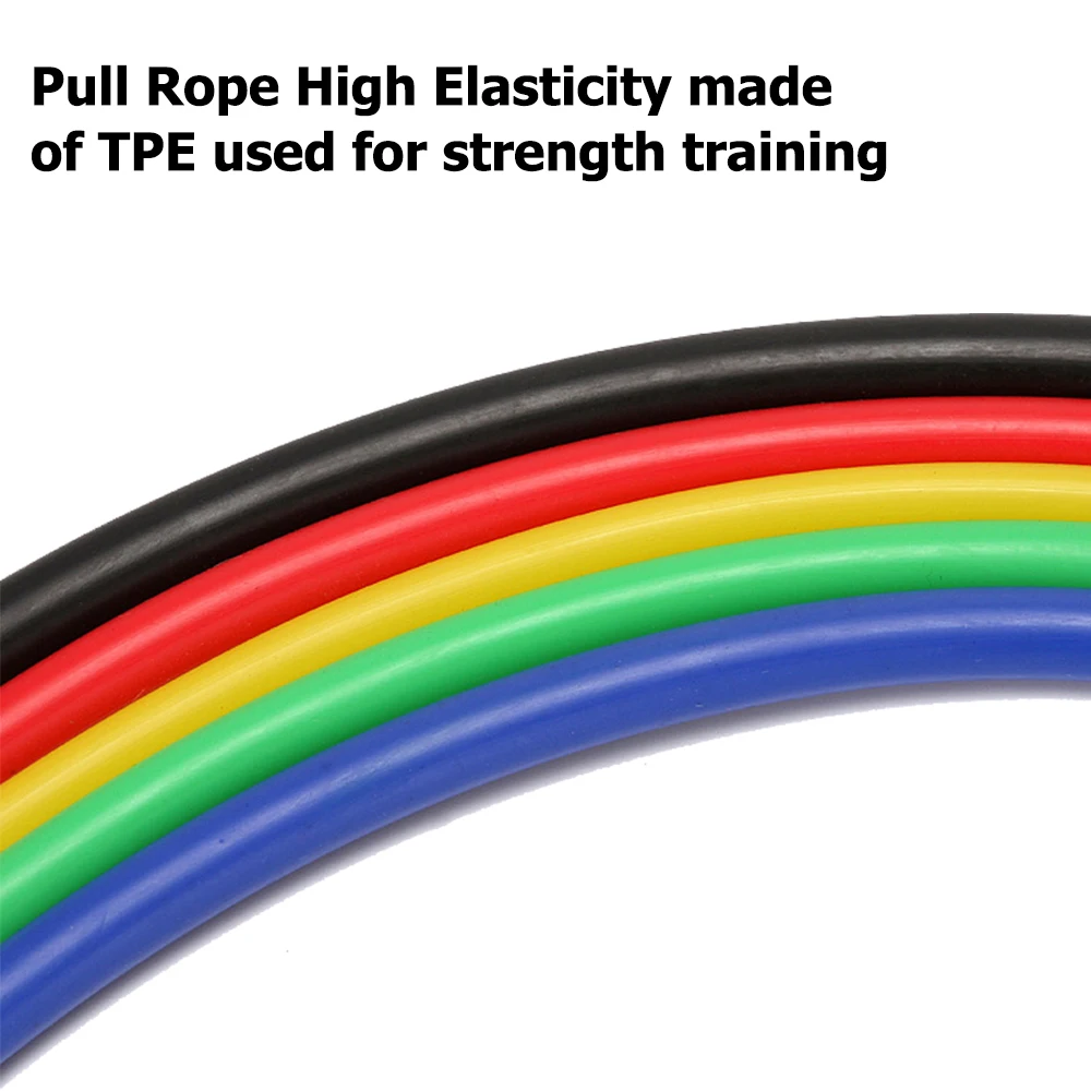11 шт./компл. латексные резинки Тренировка мышц упражнения Йога тянущие ремни