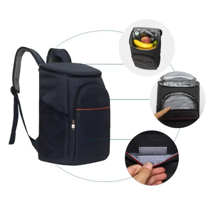 

Изолированный охлаждающий рюкзак 18 л, сумка для пикника, кемпинга, пешего туризма, пляжа, парка льда, сумка для ланча, рюкзак M68C