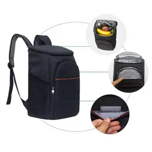 18l insulated cooling backpack picnic camping hiking beach park ice cooler bag lunch rucksack m68c free global shipping