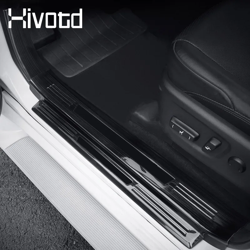 Накладка на порог Hivotd защита из нержавеющей стали для модификации автомобиля