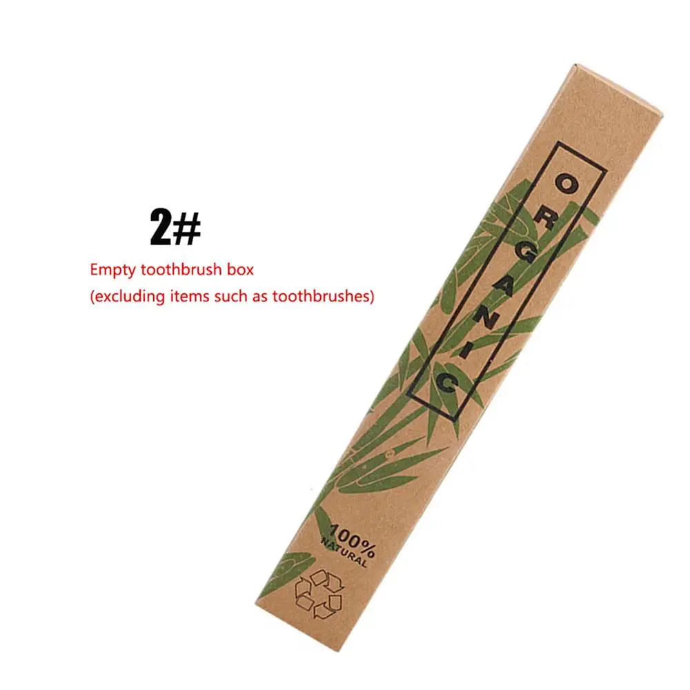 200 шт. пустые фотообои из крафт бумаги Деревянные Зубные щетки чехол экологически