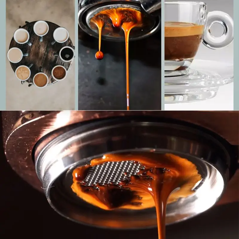 

54mm Coffee Bottomless Portafilter For Breville 870/878/880 Filter Basket Stainless Steel Replacement Espresso Machine Accessory