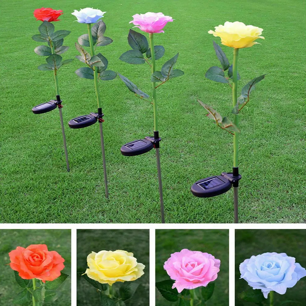 Уличный светодиодный светильник с питанием от солнечной батареи лампа для сада