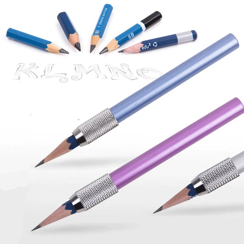 Extension Drawing Pencil Sleeve Extension Pencil Connector Aluminum Rod Extension Rod Painting Supplies