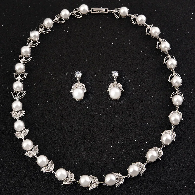 Сверкающие Роскошные циркониевые вечерние/свадебные набор украшений для женщин