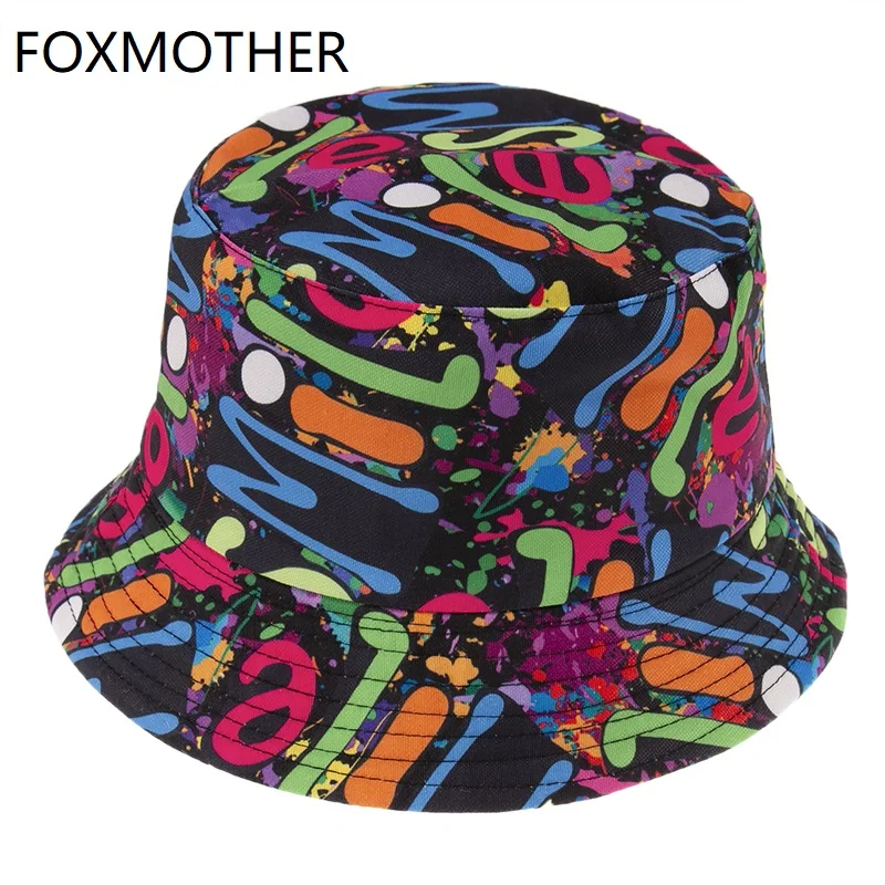 Панама FOXMOTHER, женская, мужская, разноцветная Панама, шапки для рыбаков