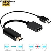 male to female cable converter dp to hdmi compatible max 4k 30hz displayport adapter for laptop computer pc hdtv projector