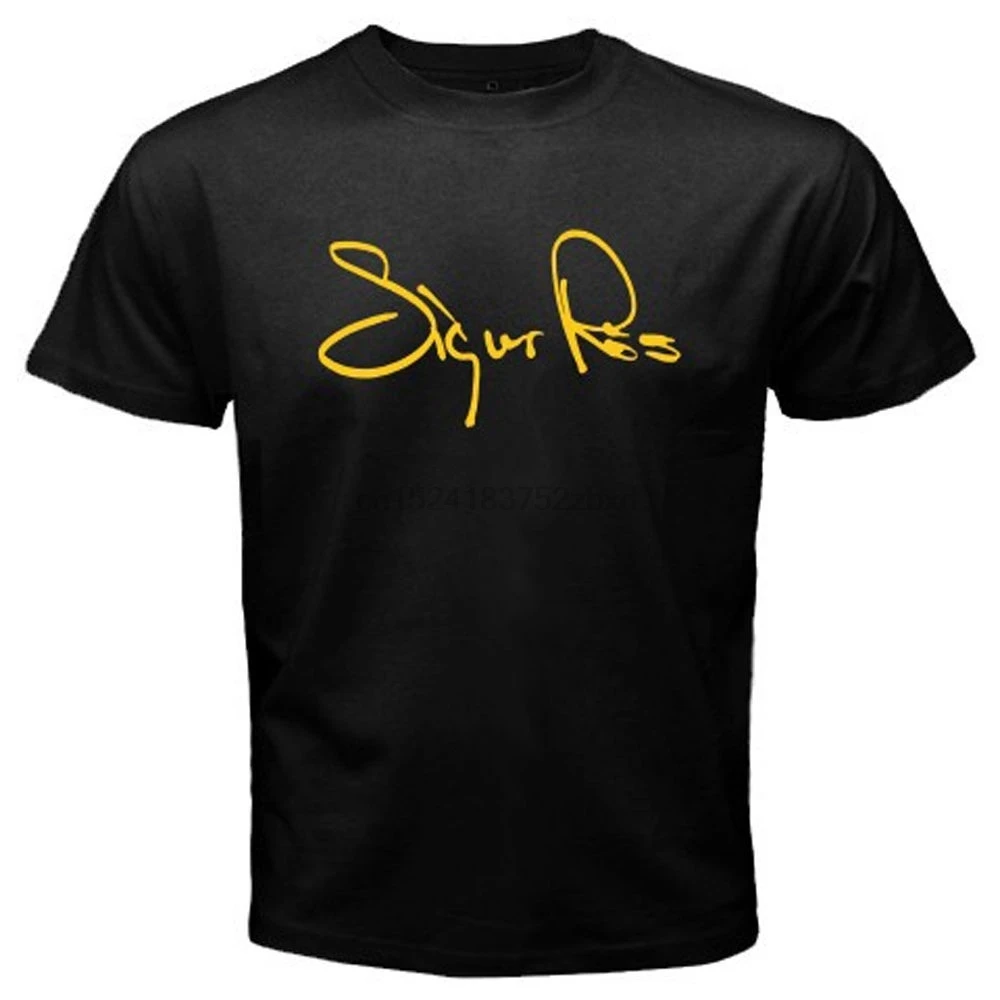

New Sigur Ros Rock Band Logo Men's Black T-Shirt