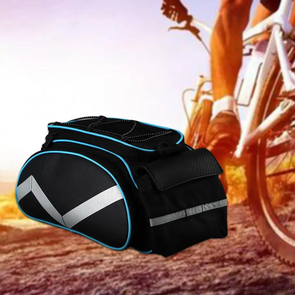 

Large Capacity Bicycle Bag Fashion Reflective Antifouling Durable Bicycle Rear Shelf Pannier Bike Riding Storage Bag for Cycling