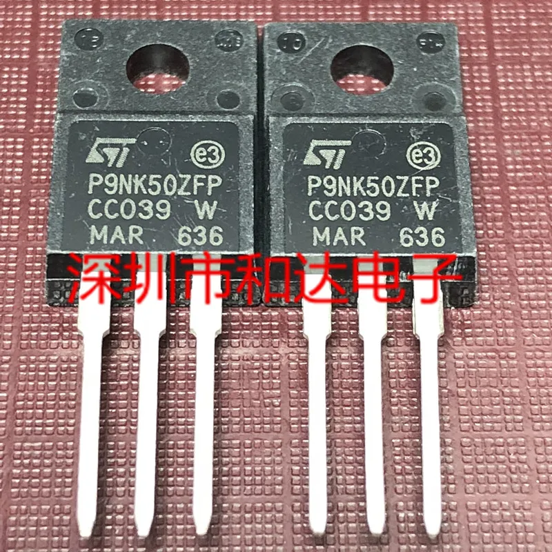 

5 шт. P9NK50ZFP STP9NK50ZFP TO-220F 500 В 9A