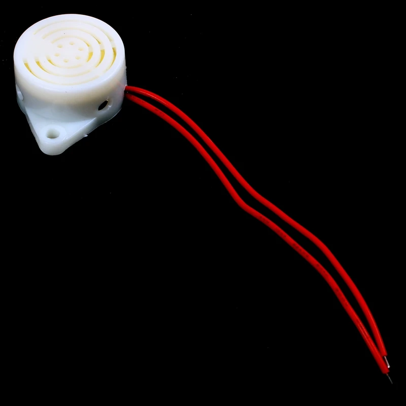 Звуковой сигнал AC 220V зуммер проводной источник питания 2 колеса