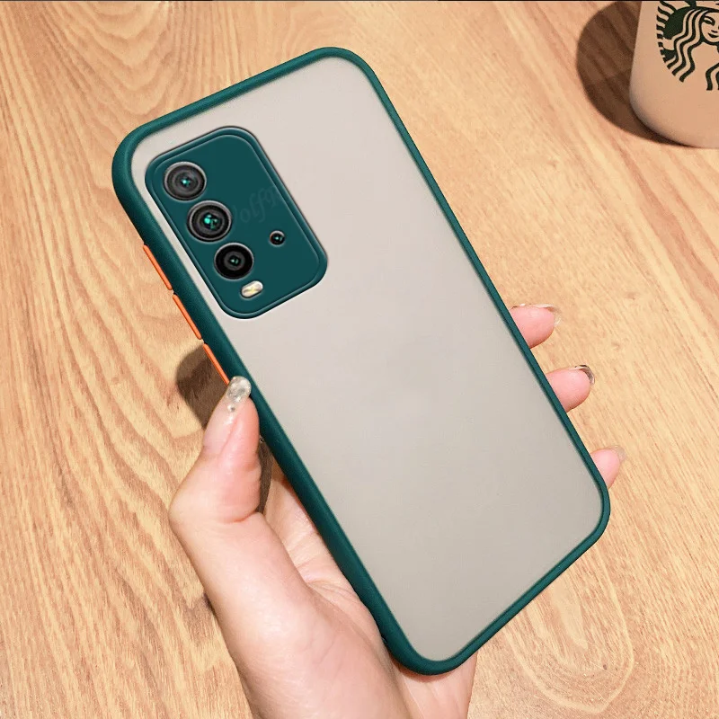 Shockproof Phone Case Back Cover For Xiaomi Redmi 9T Case For Redmi 9T Luxury Translucent PC Soft Case For Redmi 9 9A 9C 9T Case