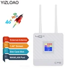 Беспроводной маршрутизатор YIZLOAO 4G, CPE шлюз, 4G, 3G, FDD, TDD, WCDMA, GSM, 2G Внешние антенны, порт WANLAN, Wi-Fiодносторонний усилитель
