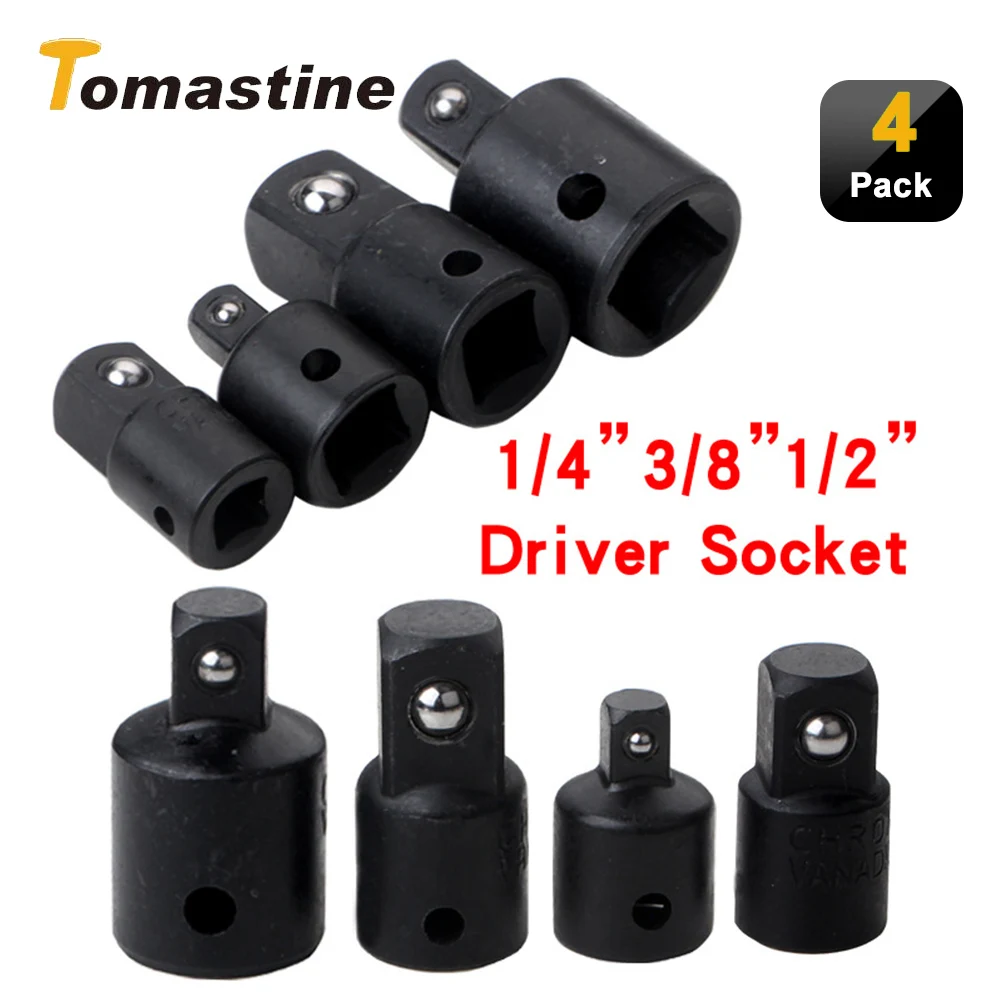 

Набор ударных торцевых головок, комплект из 4 шестигранных пневматических электрических гаечных ключей, привод, метрический, для ударной др...