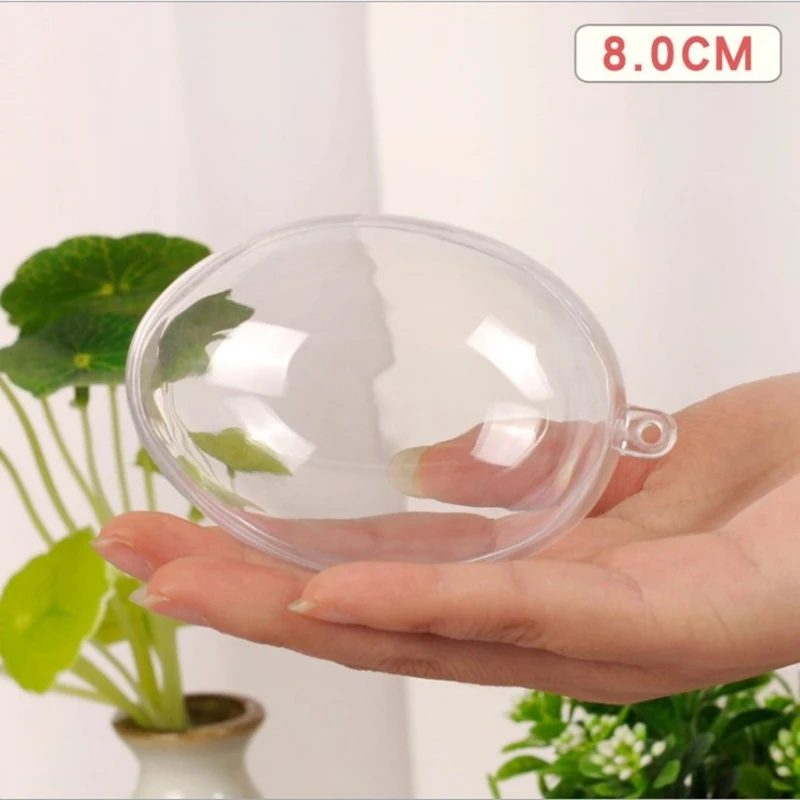 5 шт./компл. форма для ванны в форме круглого сердца яйца пластиковая прозрачная