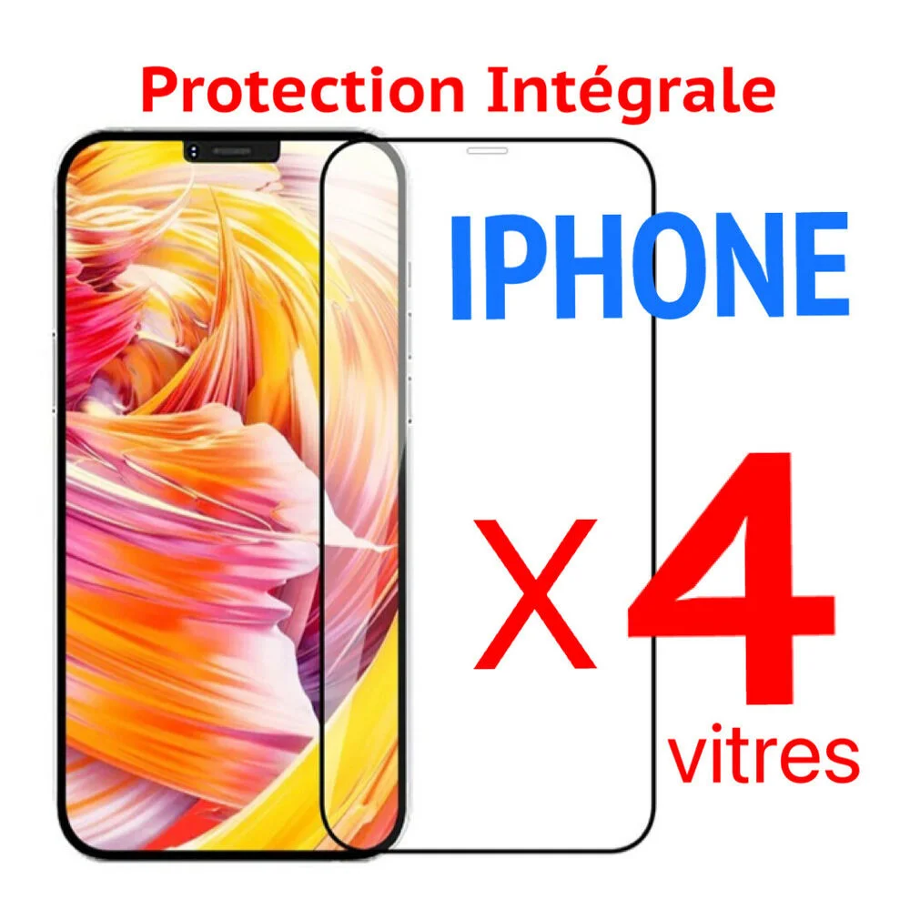 

Window protection ecran toughened glass iPhone integral 11 12 Pro Max 6 7 8 XS XR