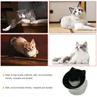 Нескользящая двойная миска для питомцев, пищевой контейнер, миска для питья с подставкой, пластиковая чаша для кормления кошек