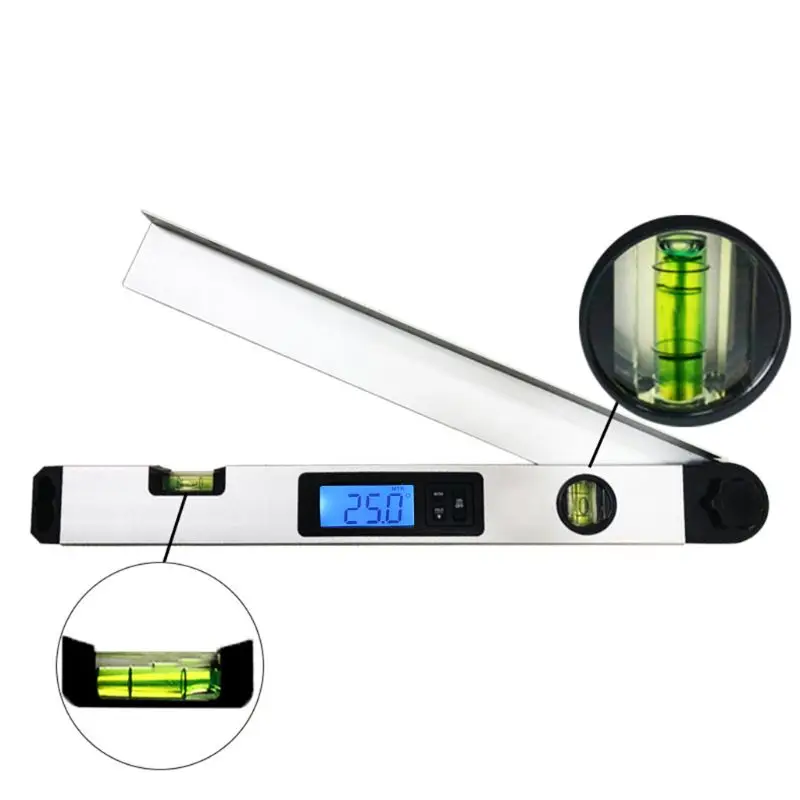 

400MM Digital Protractor Angle Finder Level Gauge Inclinometer Ruler 0-230 Degree U4LB