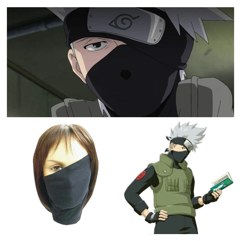 Аниме Konoha производства компании &quotKakashi&quot Косплэй маски головные уборы скрыть