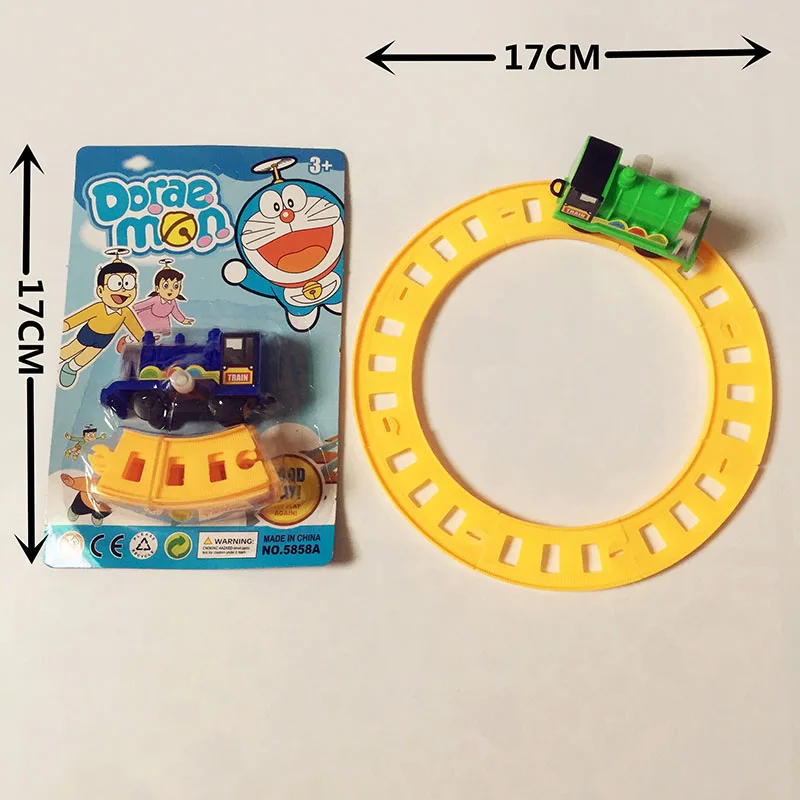 На цепочке мини рельсовый автомобиль Собранный трек игрушка торт украшение