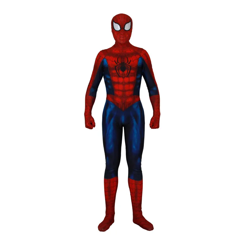 Костюм супергерой zentai для взрослых и детей; комбинезон на Хэллоуин