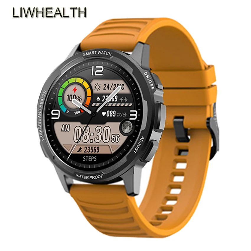 

Sport Smart Watch App GPS Men IP68 Swim remote control ECG Blood Pressure Heart Rate sport fitness SmartWatch