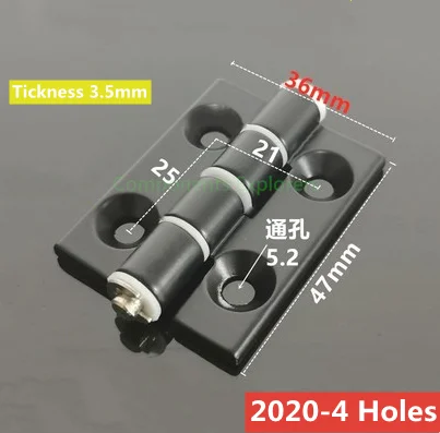 

4 отверстия Seiko петля 2020 3030 3040 4040 готовые алюминиевые петли для окон, дверных петель, коннектор черного или серебряного цвета