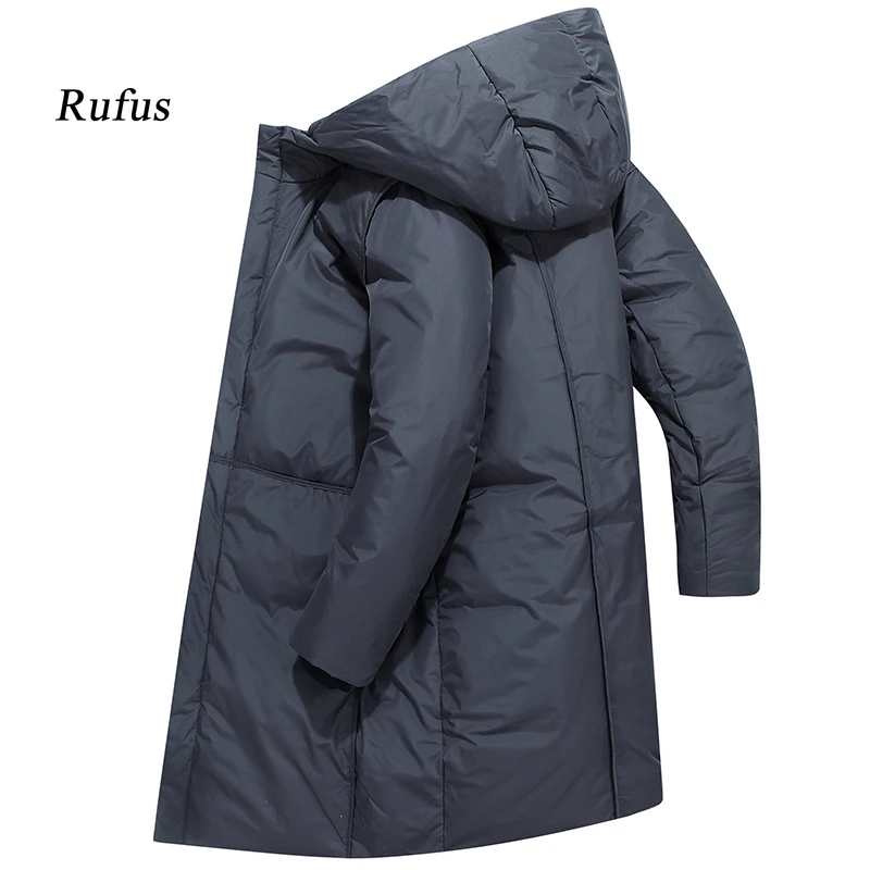 7805 Wintr мужская пуховая куртка повседневное длинное пальто мужской пуховик парка