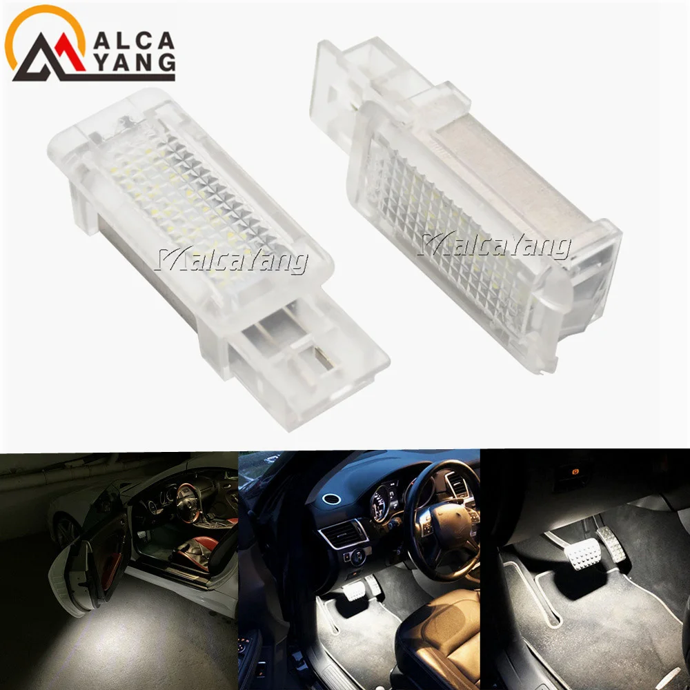 

LED Courtesy Light Door Welcome Light Luggage Truck Pillar Lamp For Mercedes R171 R199 W203 W209 W240 W639 W176 W246 C117 X156