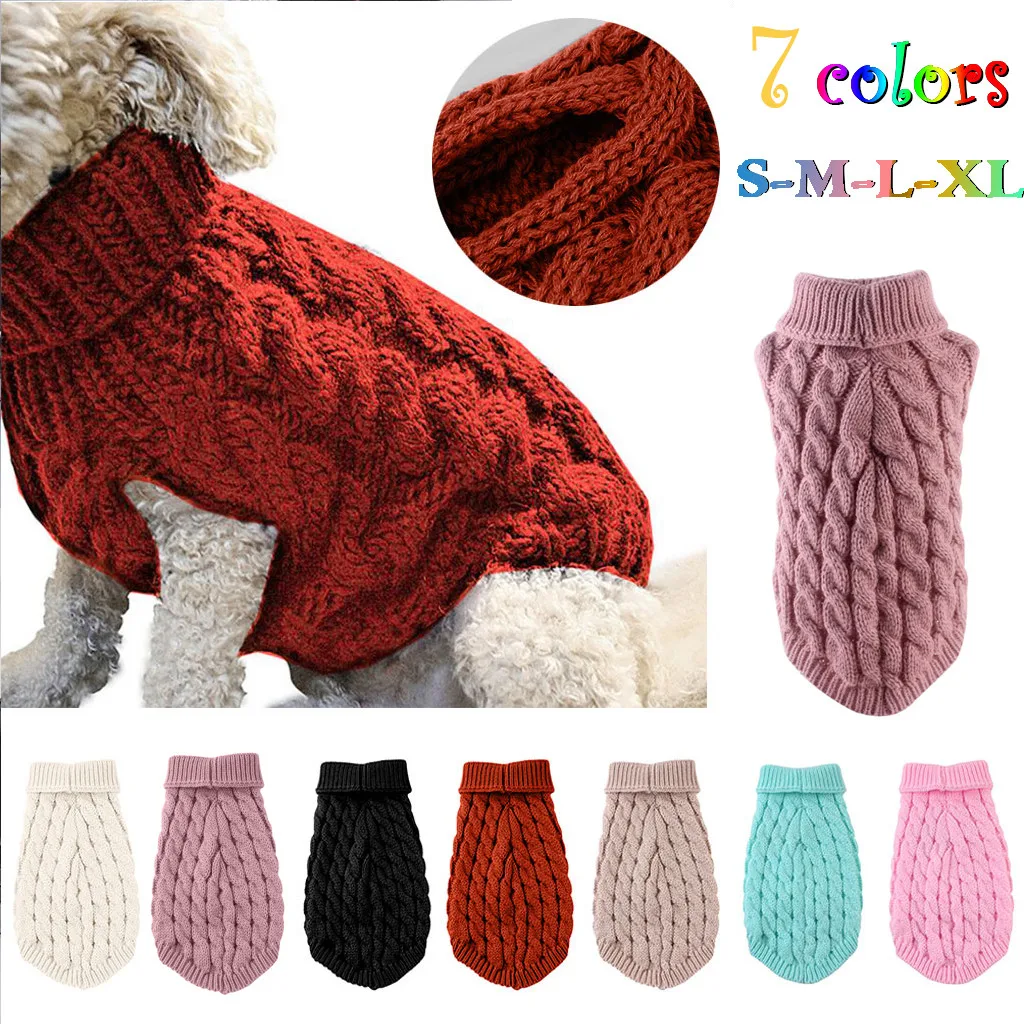 Warm Dog Cat Sweater Clothing Winter 