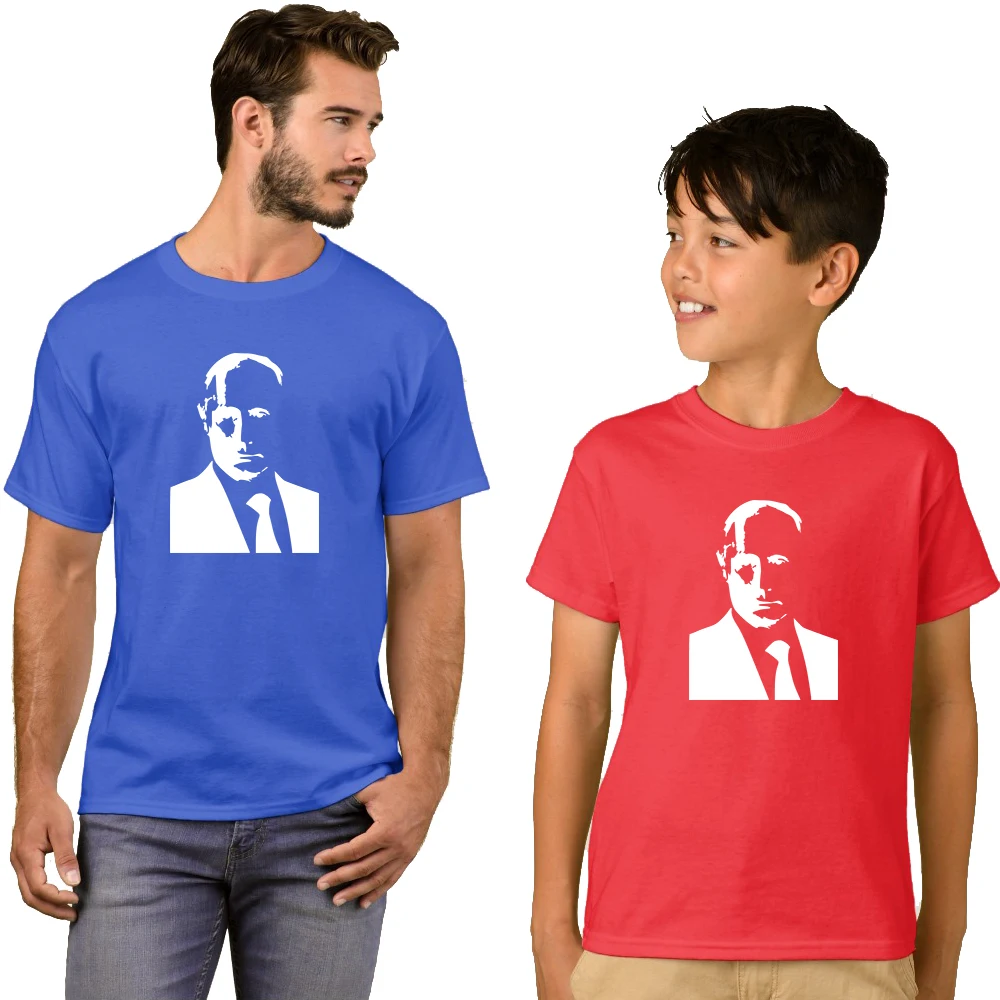 LYTLM/футболка с принтом в. В. И. Путиным одежда для мамы и сына Одинаковая дочки