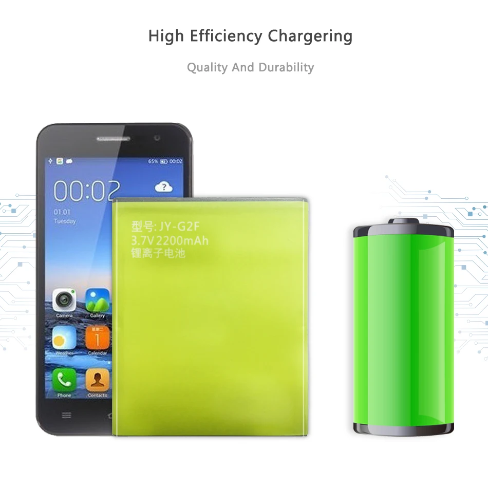 

Mobile Phone Battery JY-G2F For JIAYU JY G2F JY G2F 2200mAh