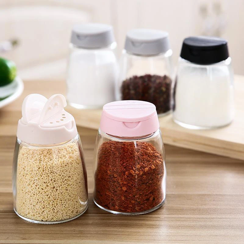 Бутылка для приправ с двойным открыванием 4 упаковки стеклянная приправа бутылка