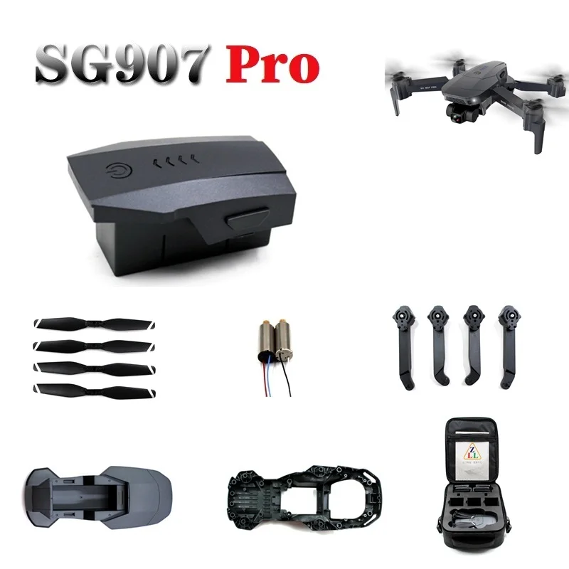 

Запасные части для радиоуправляемого дрона с батарейкой SG-907 Pro SG907pro