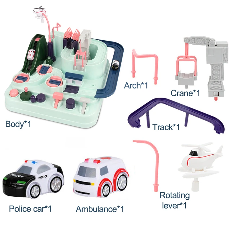 Детские игрушки приключения машинки для детей настольные игры мальчиков и