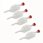 125 шт. воздушный затвор для ферментации вина в домашних условиях, пластиковая втулка для пузырьков, односторонний клапан для уплотнения выхлопной воды, многоразовый инструмент для пива, воздушный затвор