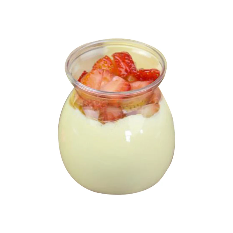 

25pcs PET Honey Jar Mousse Tiramisu Ice Cream Baking Packaging Creative Dessert Cake Plastic Cup DIY Favors Small Bottle 140ml