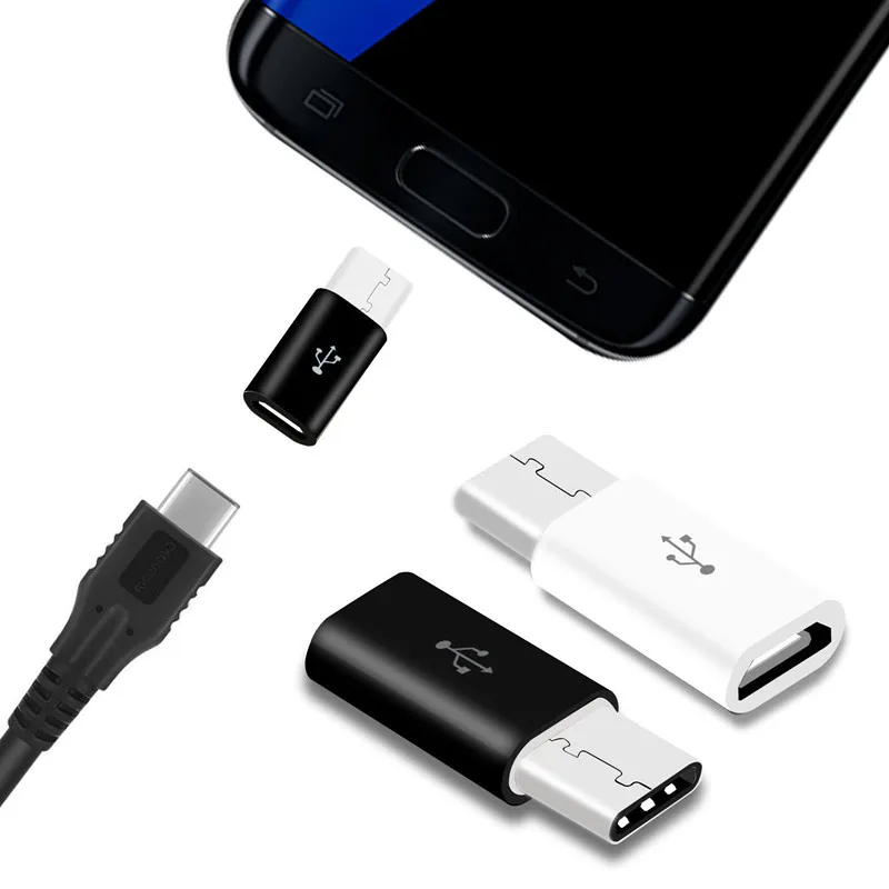 Адаптер USB 3 1 Type C OTG переходник с Micro Мама на папа конвертер для Samsung Galaxy Note 8 S8 Plus/A5/A7