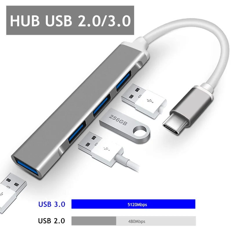 концентратор тип usb c док станц