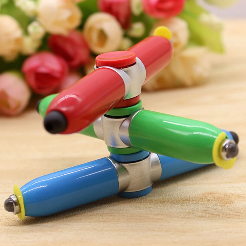 

1Pcs Multi-Function Fingertip Top Pen Gyro Pen Spinner Toy Ball Pointpen Led Light Relieve Stress