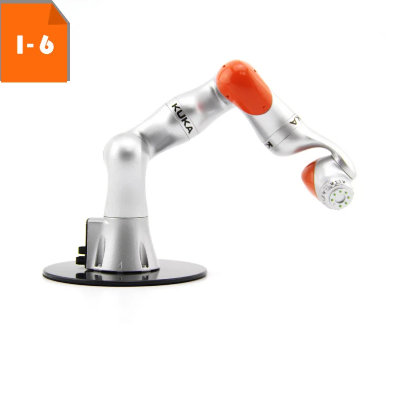 Промышленный механический робот Denso KUKA LBR iiwa в масштабе 1: 6 поворотная модель